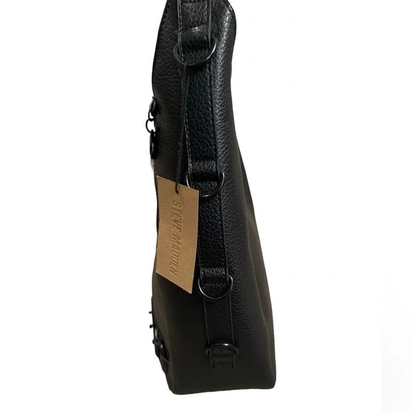 Steve Madden Bstewie hobo shoulder bag in black NWT - Picture 8 of 16